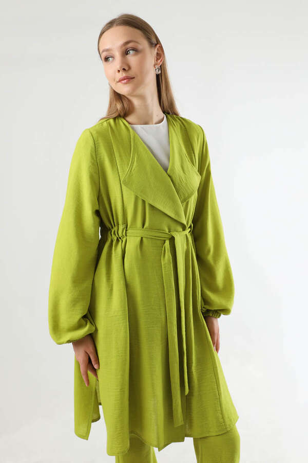 Spanish Trousers Kimono Suit Oil Green - 2