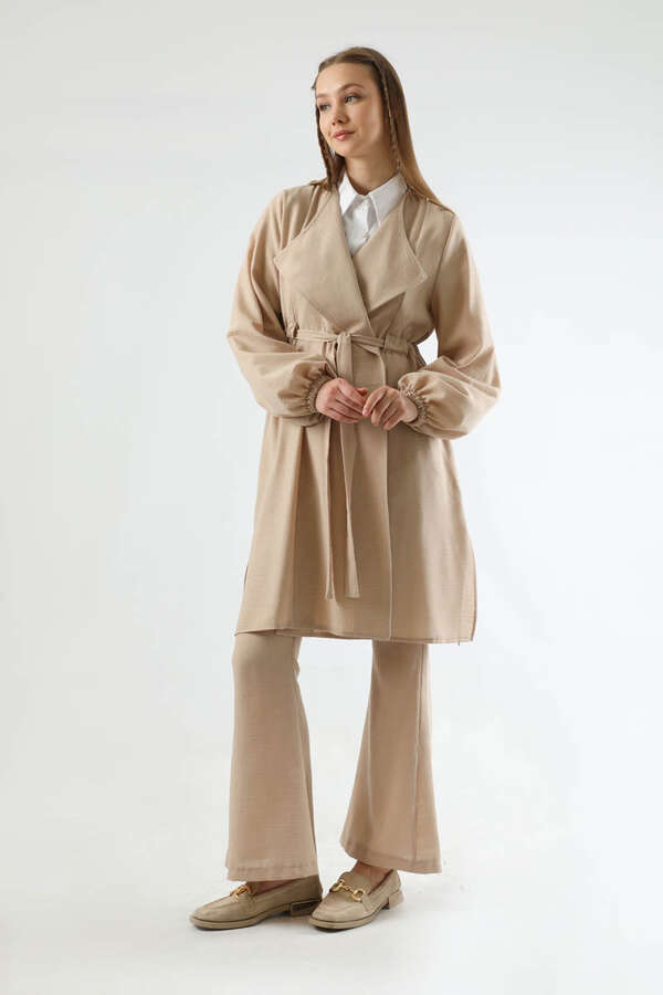 Spanish Trousers Kimono Suit Stone - 3