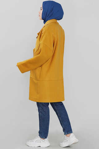 Stamp Coat Dark Yellow - 3