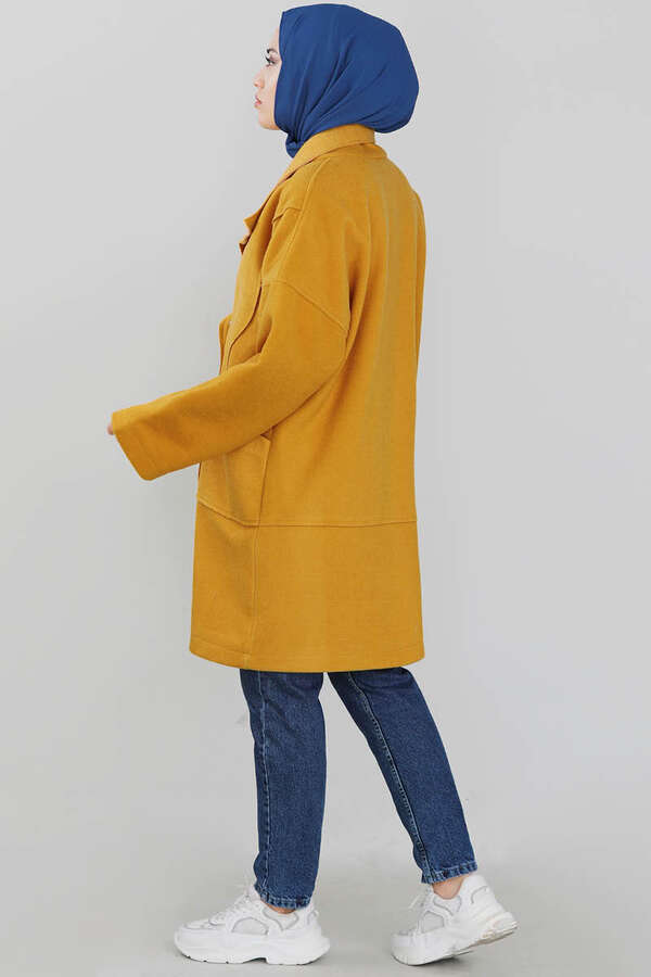Stamp Coat Dark Yellow - 3