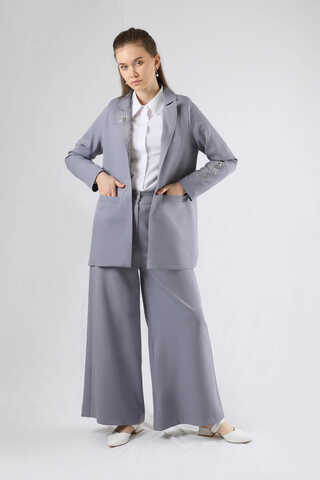 Stone Jacket Suit Gray - 1