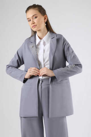 Stone Jacket Suit Gray - 2