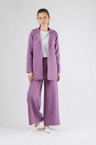 Stone Jacket Suit Lilac - 1