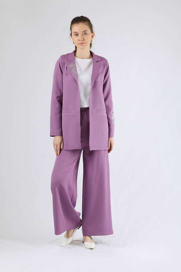 Stone Jacket Suit Lilac