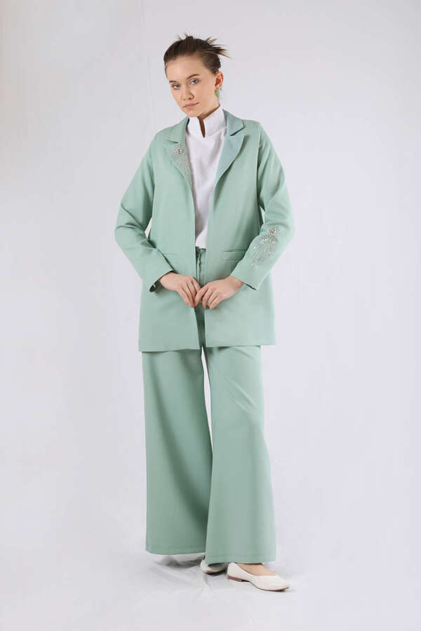 Stone Jacket Suit Mint