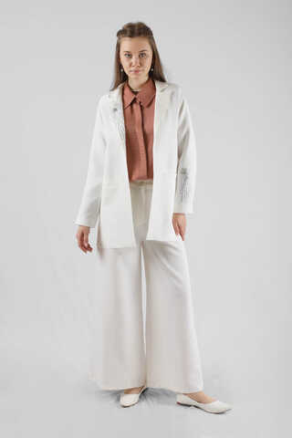Stone Jacket Suit White - 1