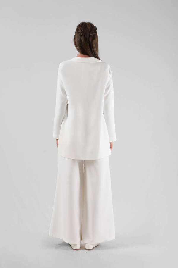 Stone Jacket Suit White - 5