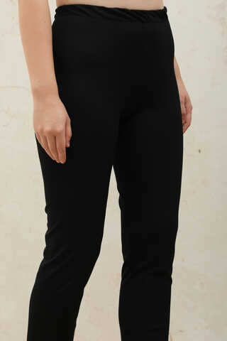 Straight-Leg Legging Swimsuit Black - 4