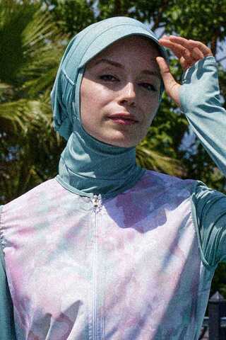 Swimsuit Cap Aqua Green - 2