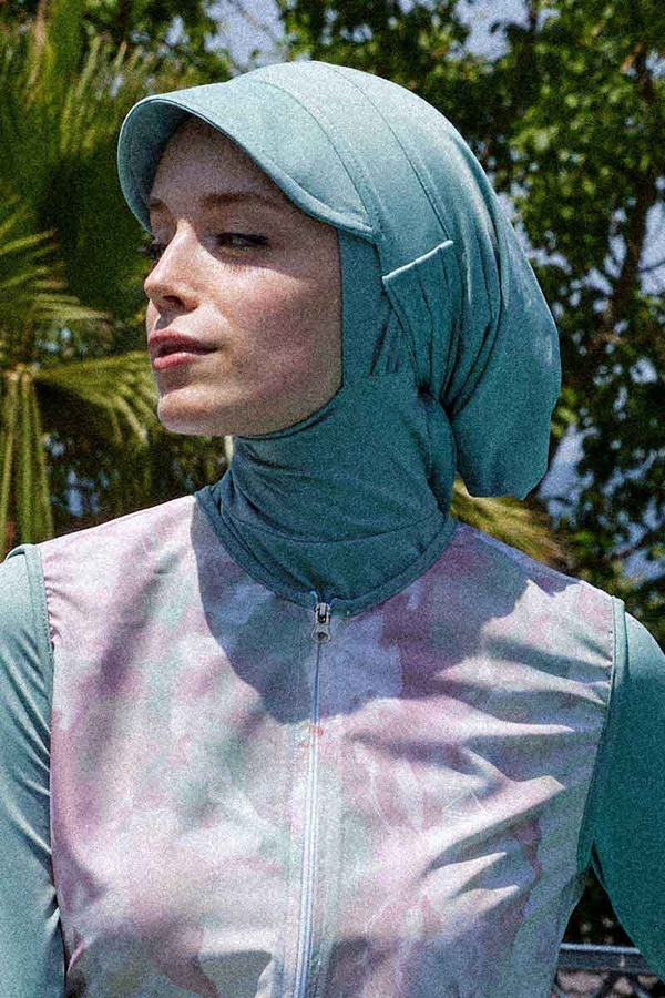 Swimsuit Cap Aqua Green - 3