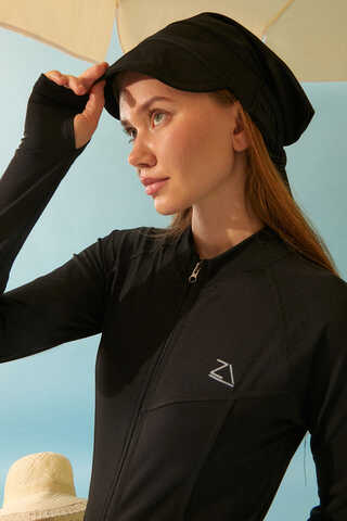Swimsuit Cap Black - 1