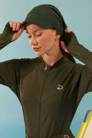 Swimsuit Cap Khaki - 2
