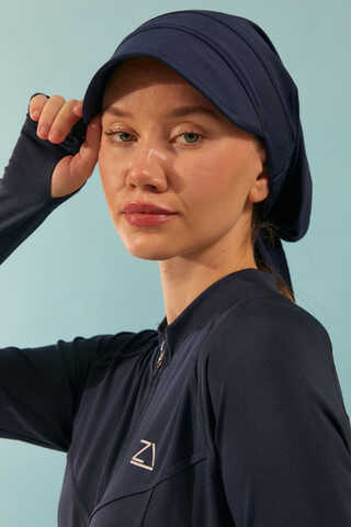 Swimsuit Cap Navy - 1