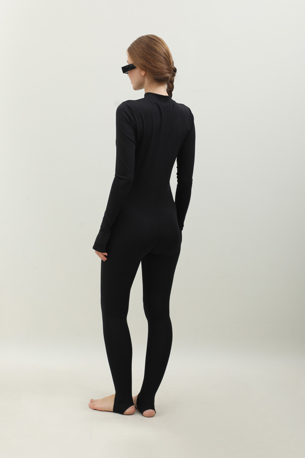 Tam Vücut Dalgıç Mayo Siyah - 6