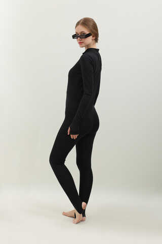 Tam Vücut Dalgıç Mayo Siyah - 5