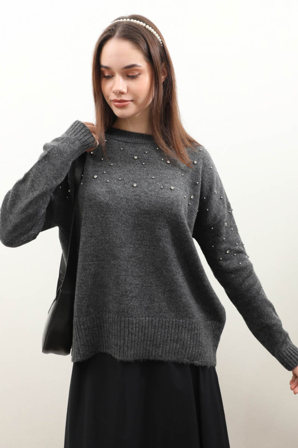 Taşlı Kazak Antrasit - 5