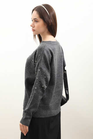 Taşlı Kazak Antrasit - 8