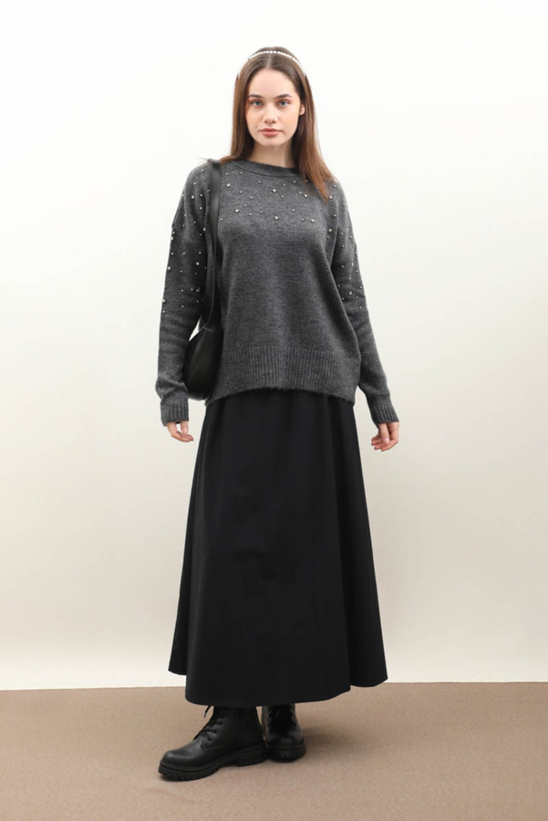 Taşlı Kazak Antrasit - 1