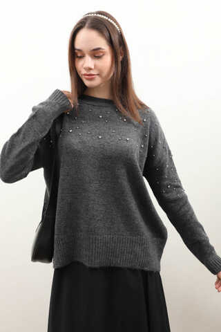 Taşlı Kazak Antrasit - 5