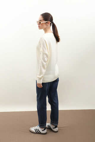 Taşlı Kazak Ekru - 7