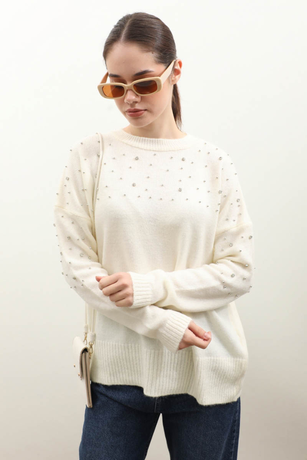 Taşlı Kazak Ekru - 4