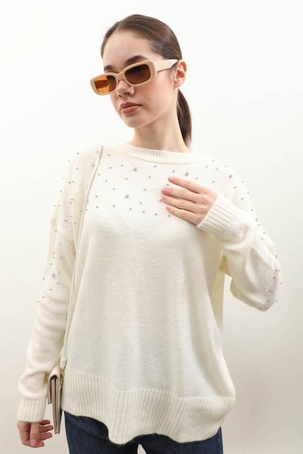 Taşlı Kazak Ekru - 1