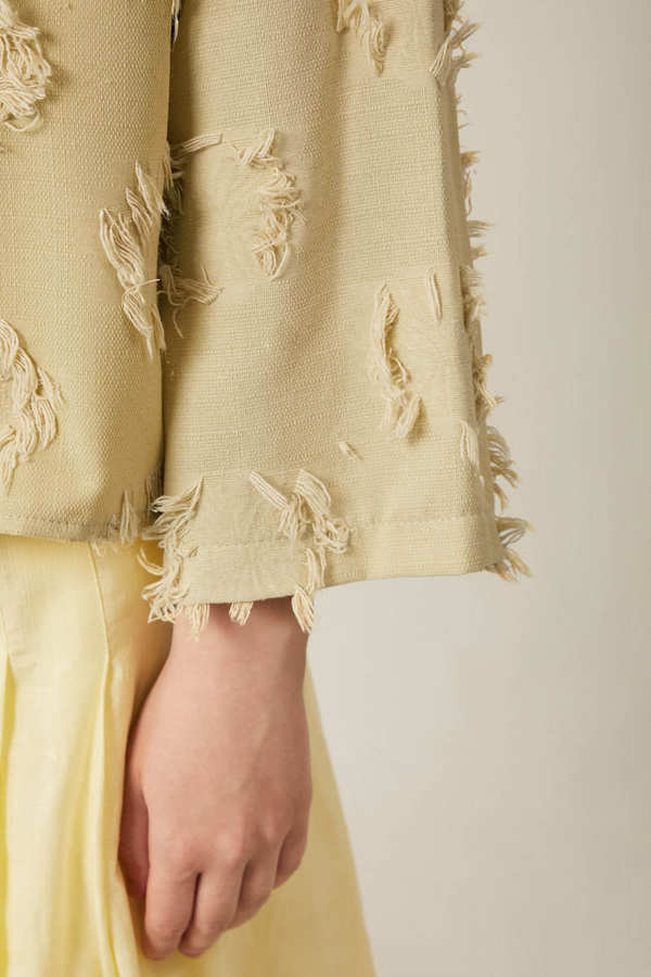 Tassel Detail Kimono Khaki - 7