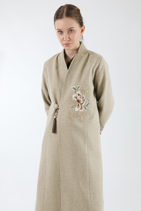 Tasseled Cachet Coat Stone - 2