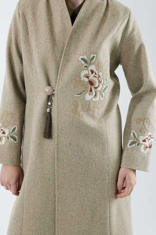 Tasseled Cachet Coat Stone - 4