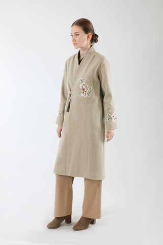 Tasseled Cachet Coat Stone - 5