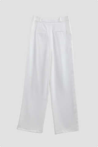 Tek Pileli Pantolon Beyaz - 8