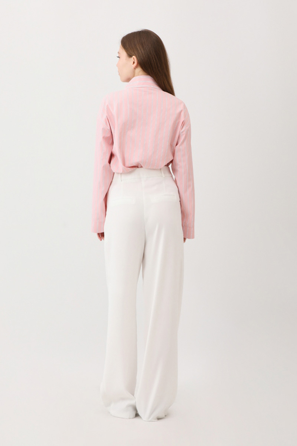 Tek Pileli Pantolon Beyaz - 14