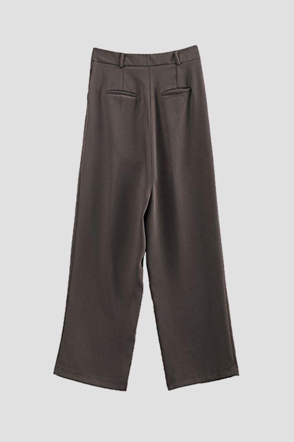 Tek Pileli Pantolon Kahverengi - 6