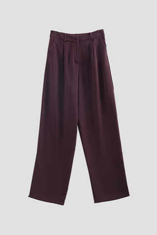 Tek Pileli Pantolon Mürdüm - 2