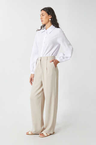 Tek Pileli Pantolon Taş - 12