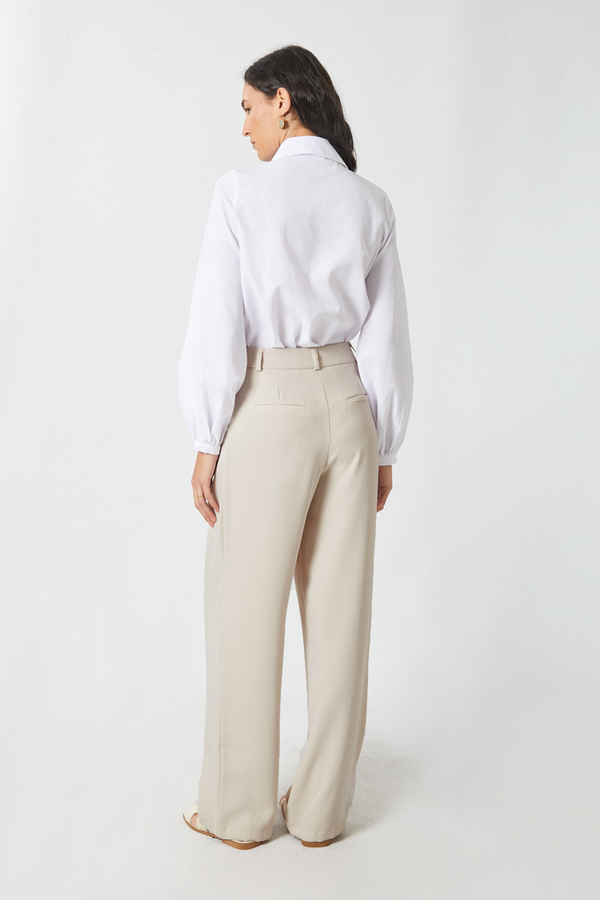 Tek Pileli Pantolon Taş - 14