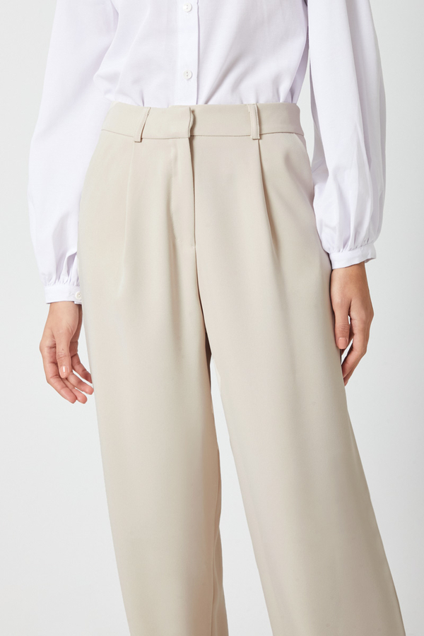 Tek Pileli Pantolon Taş - 2