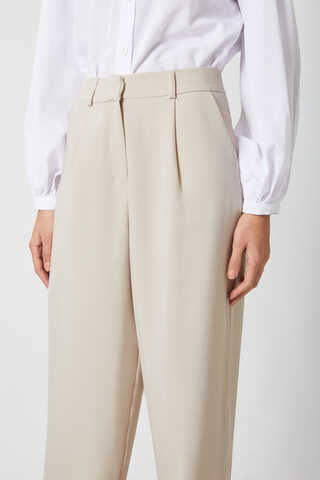 Tek Pileli Pantolon Taş - 7