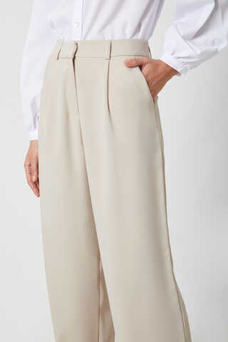 Tek Pileli Pantolon Taş - 3