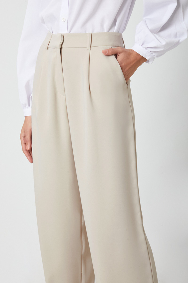 Tek Pileli Pantolon Taş - 3