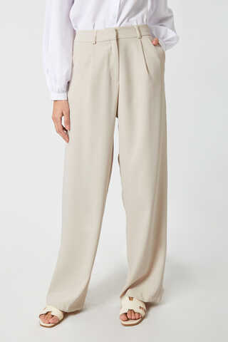 Tek Pileli Pantolon Taş - 5