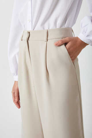 Tek Pileli Pantolon Taş - 8