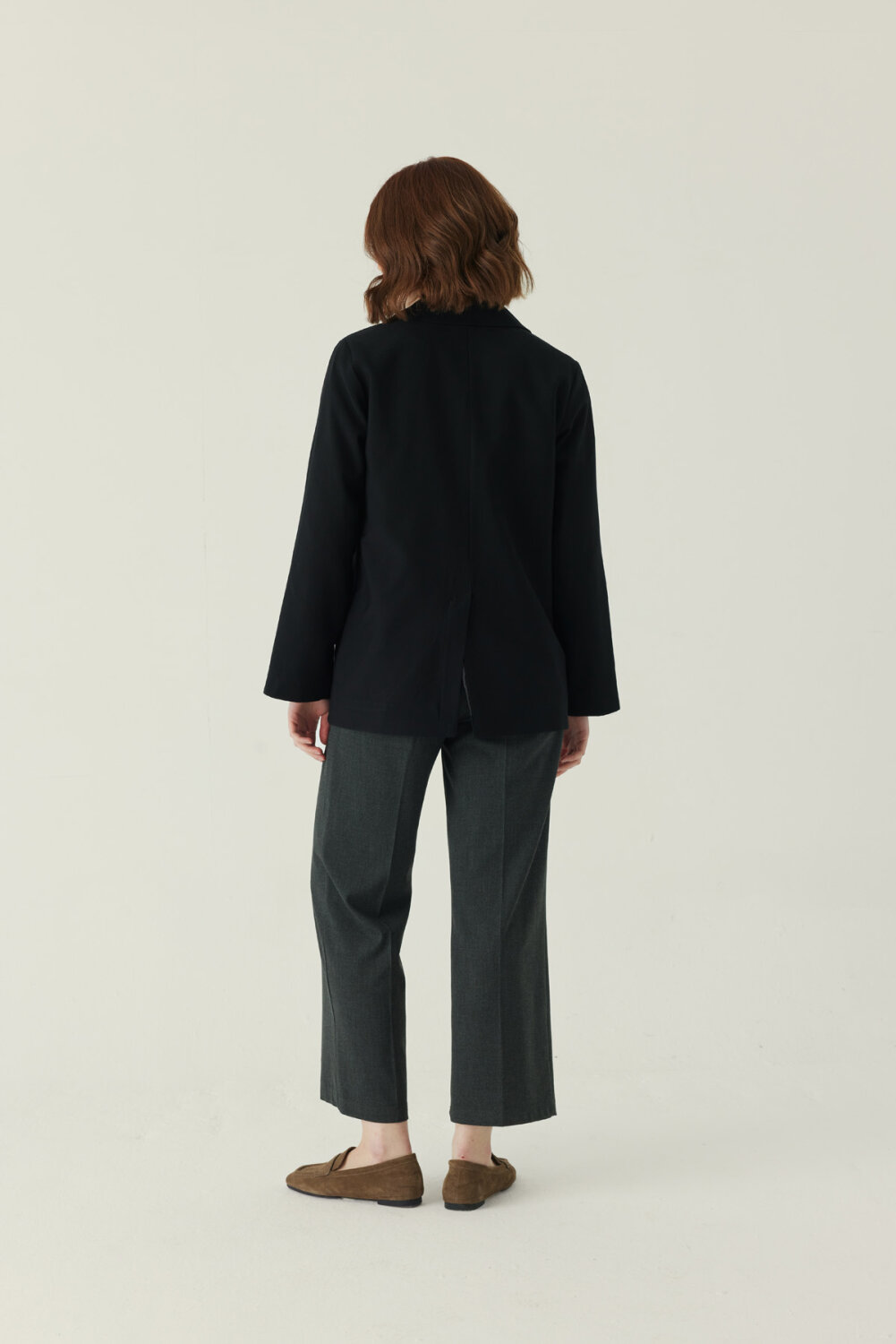 Tencel Blazer Jacket Black - 3