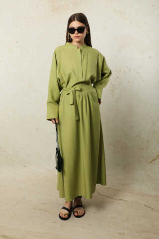 Tensel Etek Takım Fıstık Yeşili - 2