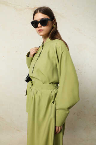 Tensel Etek Takım Fıstık Yeşili - 5