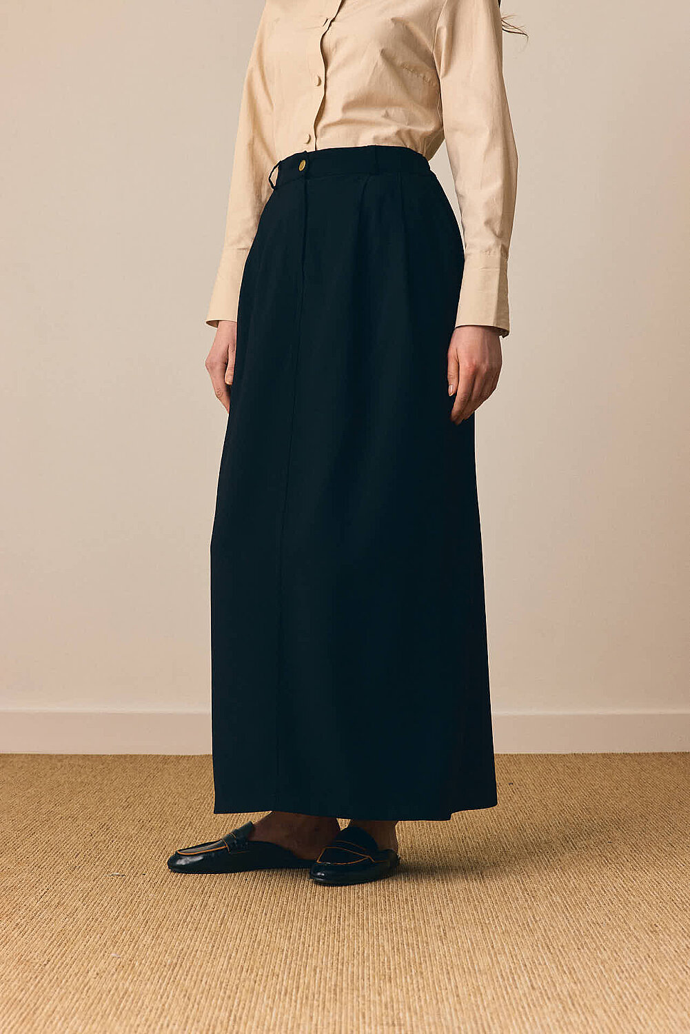 Tensel Klasik Etek Siyah 