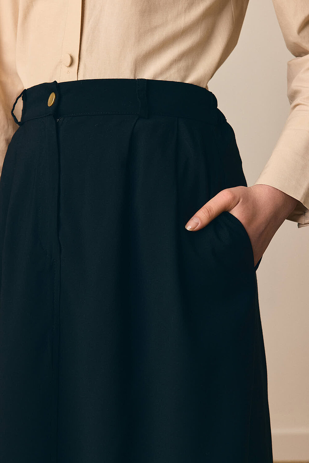 Tensel Klasik Etek Siyah - 5