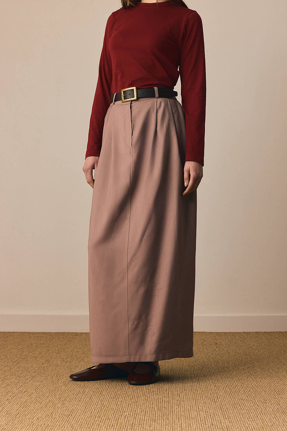 Tensel Klasik Etek Vizon - 2