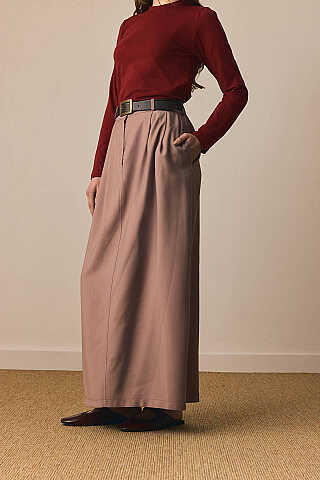 Tensel Klasik Etek Vizon - 5