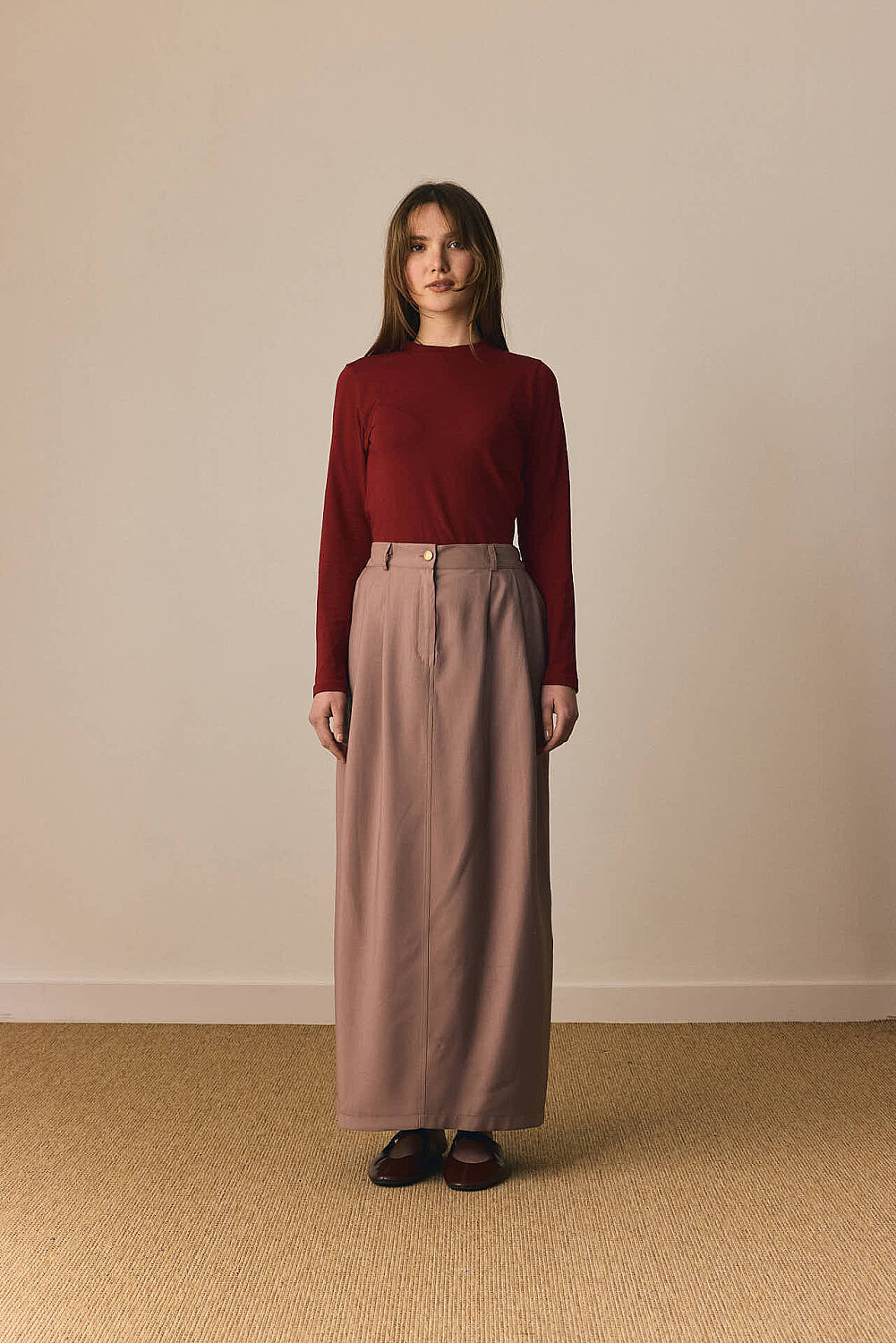 Tensel Klasik Etek Vizon - 1